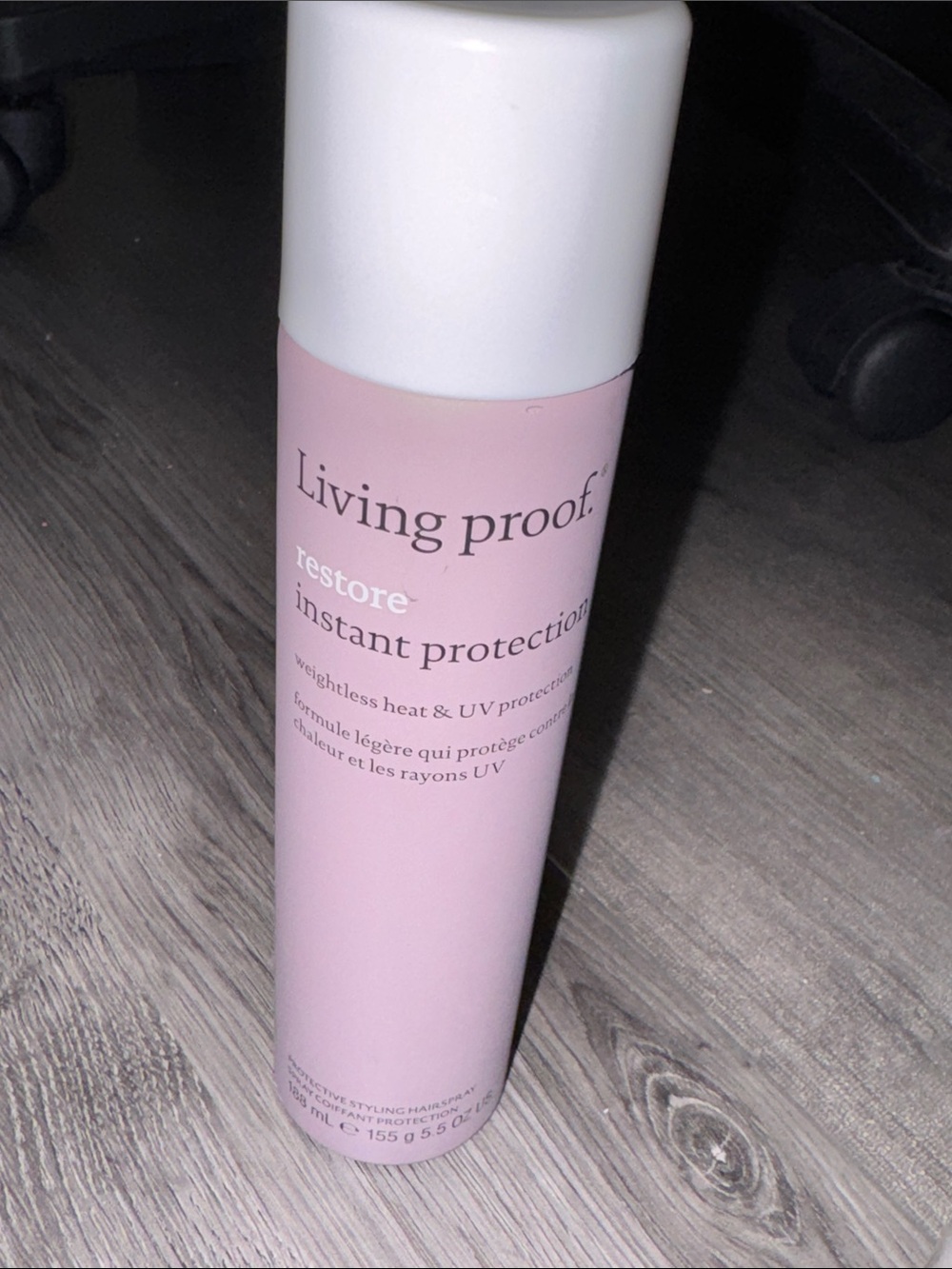 Living Proof Pink Restore Instant Protection Heat & UV protectant hairspray. NEW